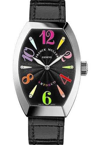 Best Franck Muller Art Deco 11002 S QZ COL DRM OG Black Replica Watch